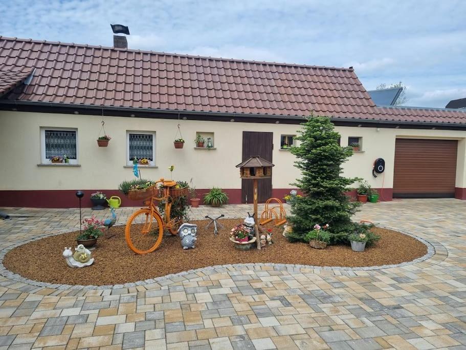 Ferienwohnung *Zur Weinbergstrasse* Lauta Exteriér fotografie