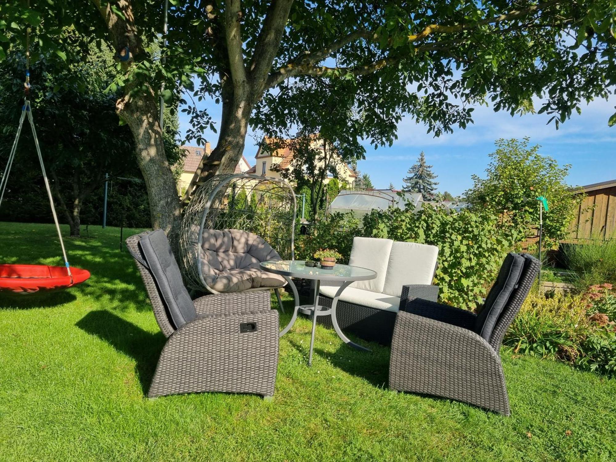 Ferienwohnung *Zur Weinbergstrasse* Lauta Exteriér fotografie